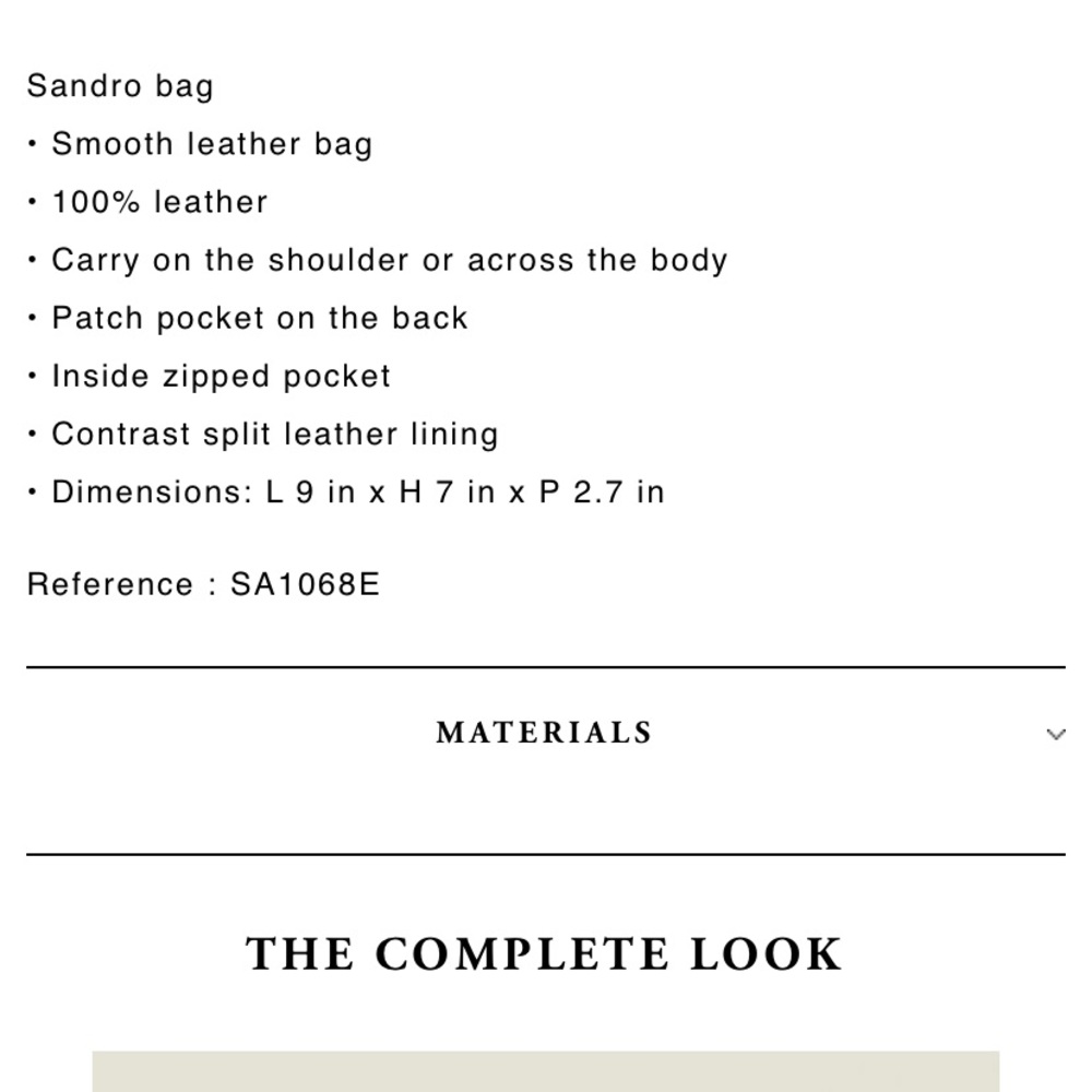 Sandro Lou handbag - Picture 5 of 5